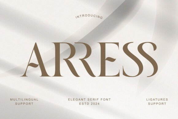Arress: A Serif Font for Modern Web Design