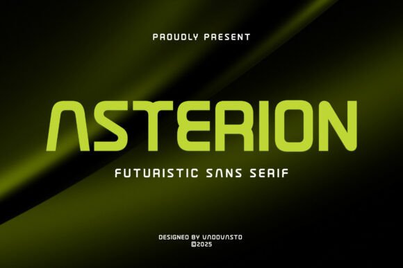 Asterion: A Modern Sans Serif Typeface for Editorial Design