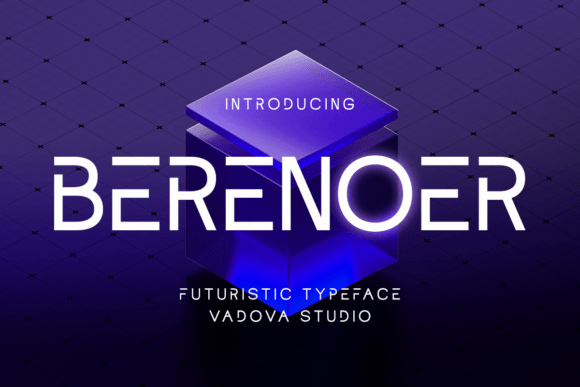 Berenoer: A Futuristic Typeface for Modern Editorial Design