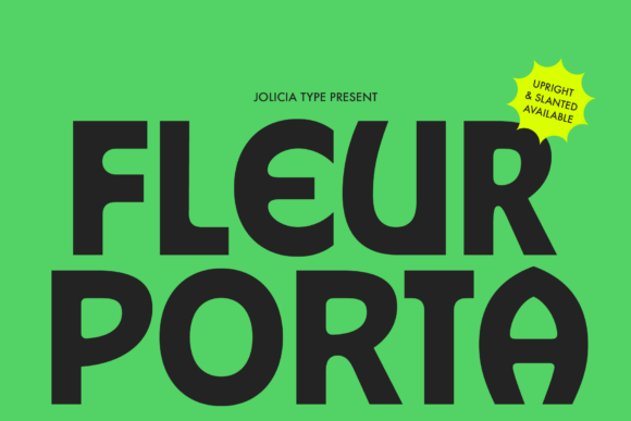 Fleur Porta: The Display Typeface for Clear Campaigns