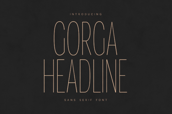 Gorga Headline: A Bold Sans Serif Typeface Review