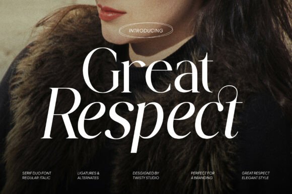 Great Respect: A Serif Typeface for Modern Web Design