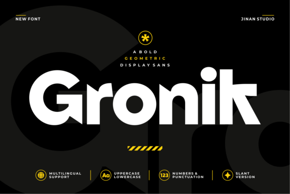Gronik Font: Bold Typography for Small Brands