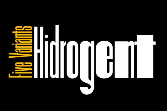 Hidrogent: A Bold Typeface for Modern Brands