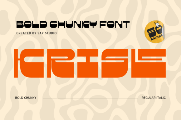 Krisle: A Bold Chunky Typeface for Modern Editorial Design