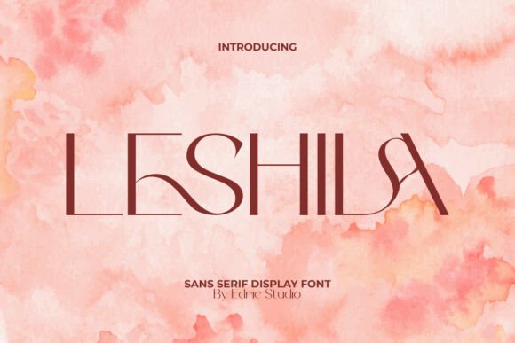 Leshila Font Review: A Modern Floral Typeface