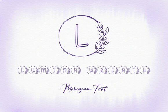 Lumina Wreath Font for Modern Branding