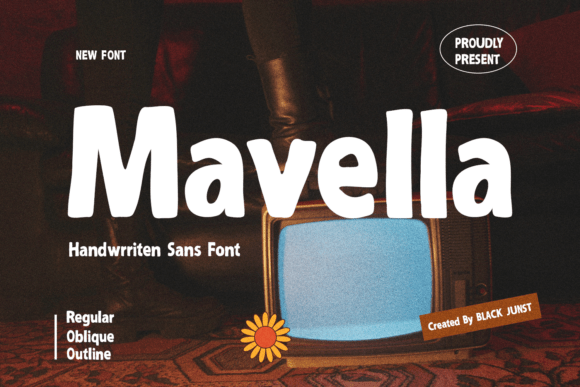 Mavella Font: Bold Warmth for Crafters