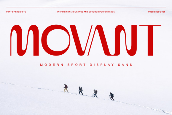 Movant: A Modern Sans Serif Font for Bold Branding