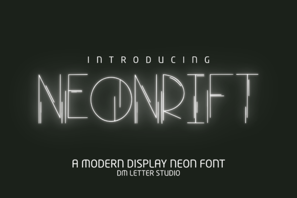 Neonrift: A Bold Display Font for Crafters