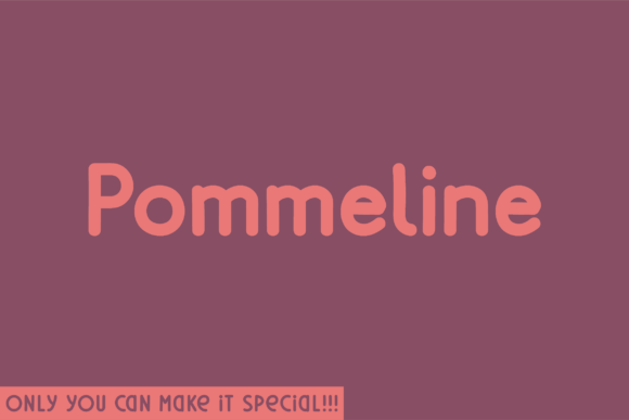 Pommeline: A Bold Sans Serif Font for Makers