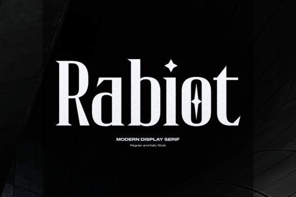 Rabiot: A Modern Serif Font for Digital Design