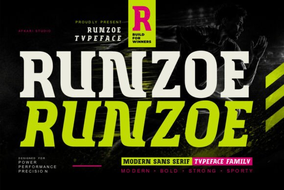 Runzoe: A Bold Typeface for Crafters