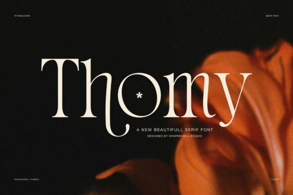 Thomy: A Modern Serif Font for Marketers