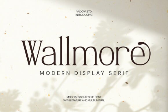 Wallmore: The Modern Serif Font for Bold Branding